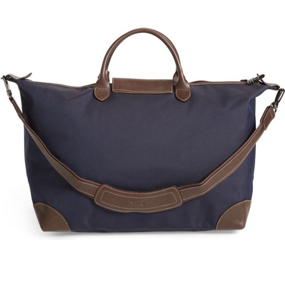 Longchamp Bags Longchamp Boxford Canvas And Leather Travel Bag